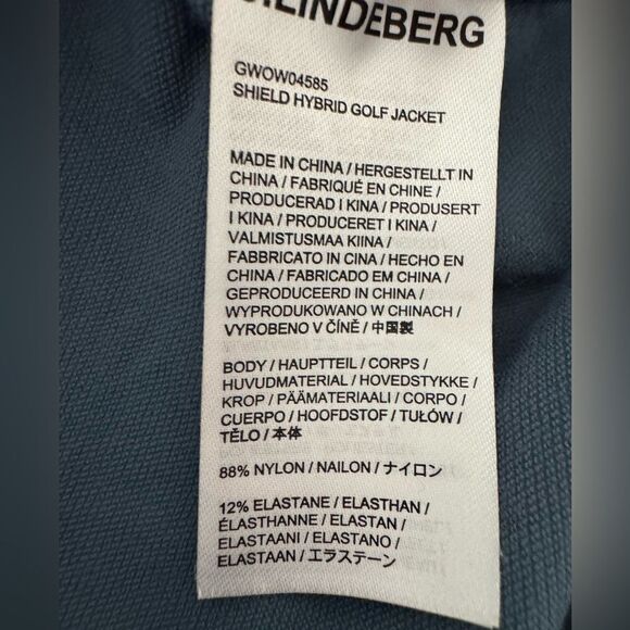 J.Lindeberg Women’s Shield Hybrid Golf Jacket Sz XS Blue PrimaLoft Windproof EUC - Picture 9 of 11